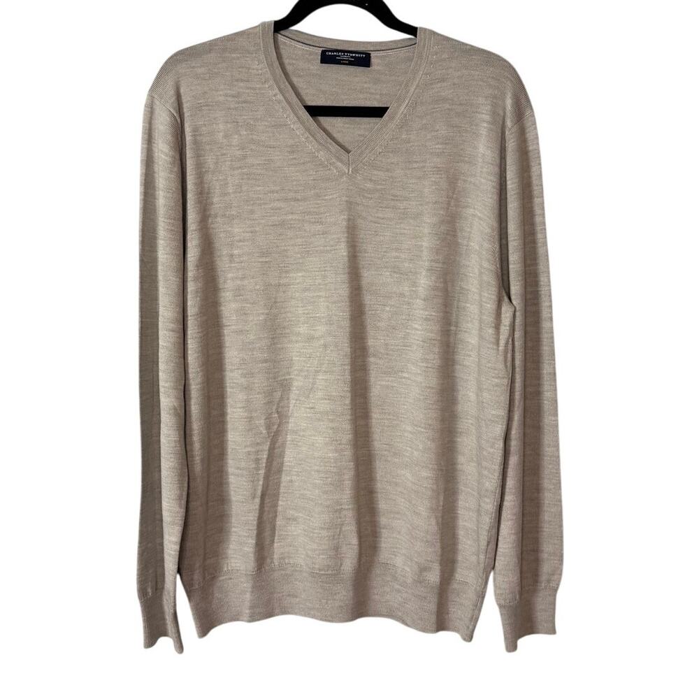 Charles Tyrwhitt Merino V‎ Neck Sweater Size Large